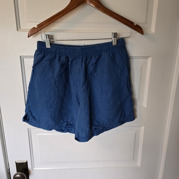 Jungmaven Keeley Shorts Galaxy Blue M Hemp Cotton Wool - Picture 2 of 10